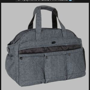 Lug Airbus Weekender Bag Heather Grey With Cross Strap